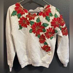 Vintage 90’s Appliqué Holiday Sweatshirt